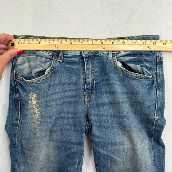 MNG Mango Arizona Skinny Jeans Womens Size 8 Medium Blue Mid Rise - Picture 9 of 16